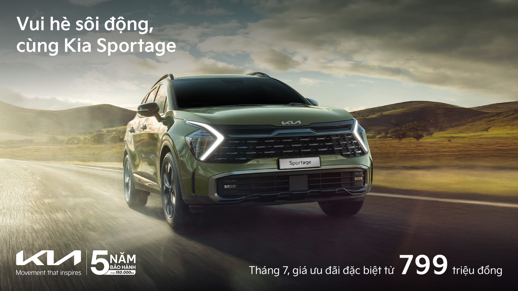 VUI HÈ SÔI ĐỘNG- CÙNG KIA SPORTAGE