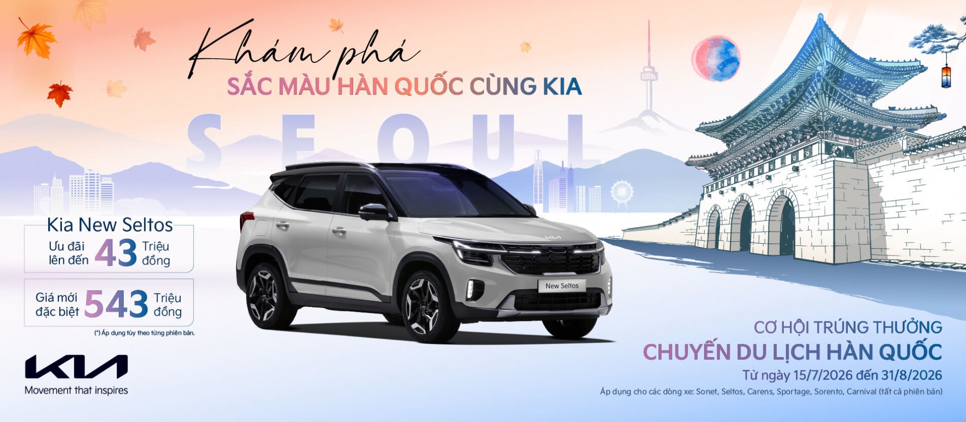 Khám phá sắc màu Hàn Quốc