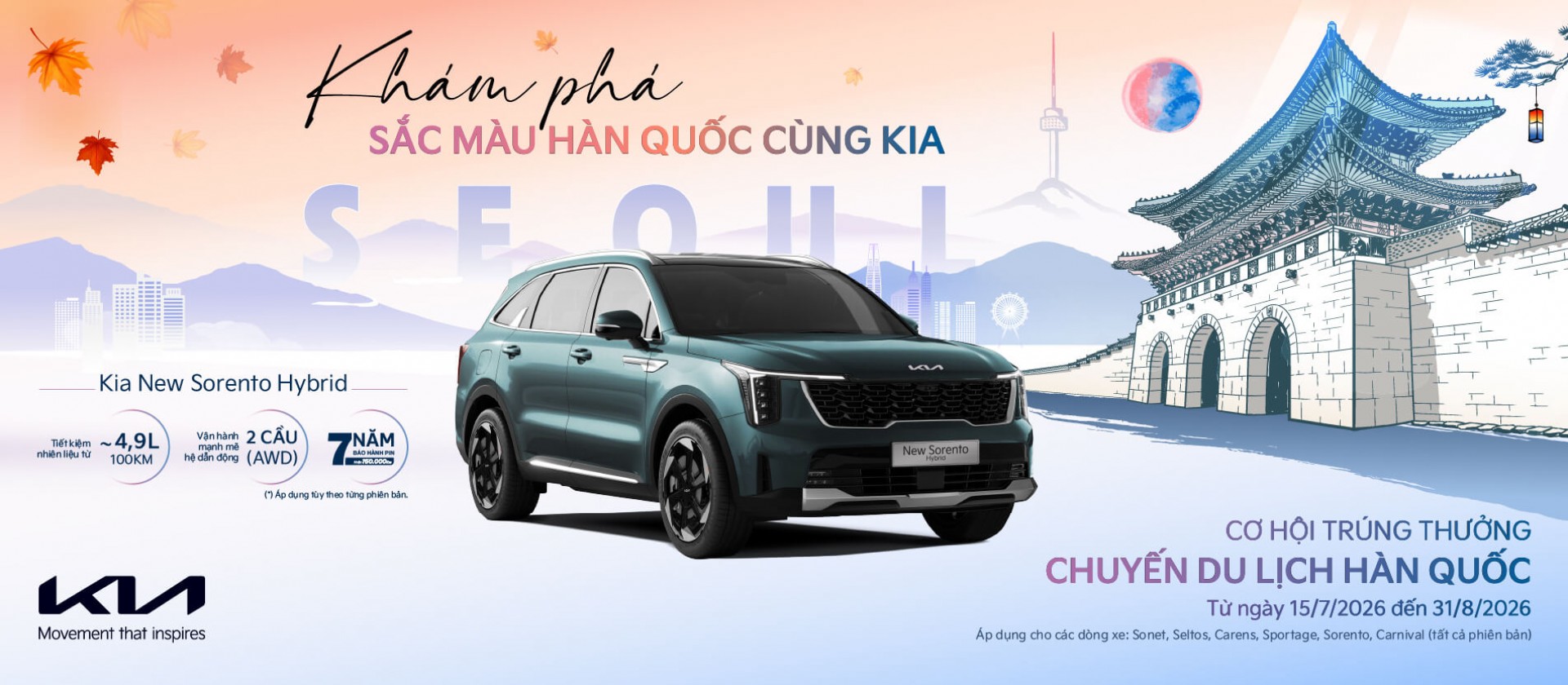 Khám phá sắc màu Hàn Quốc